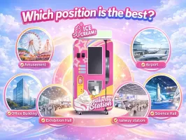 Massimizzare i profitti: i 5 luoghi più trafficati per il tuo distributore automatico di gelato robotico